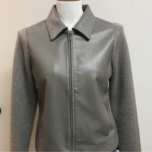 Pendleton Gray Leather Women's Jacket